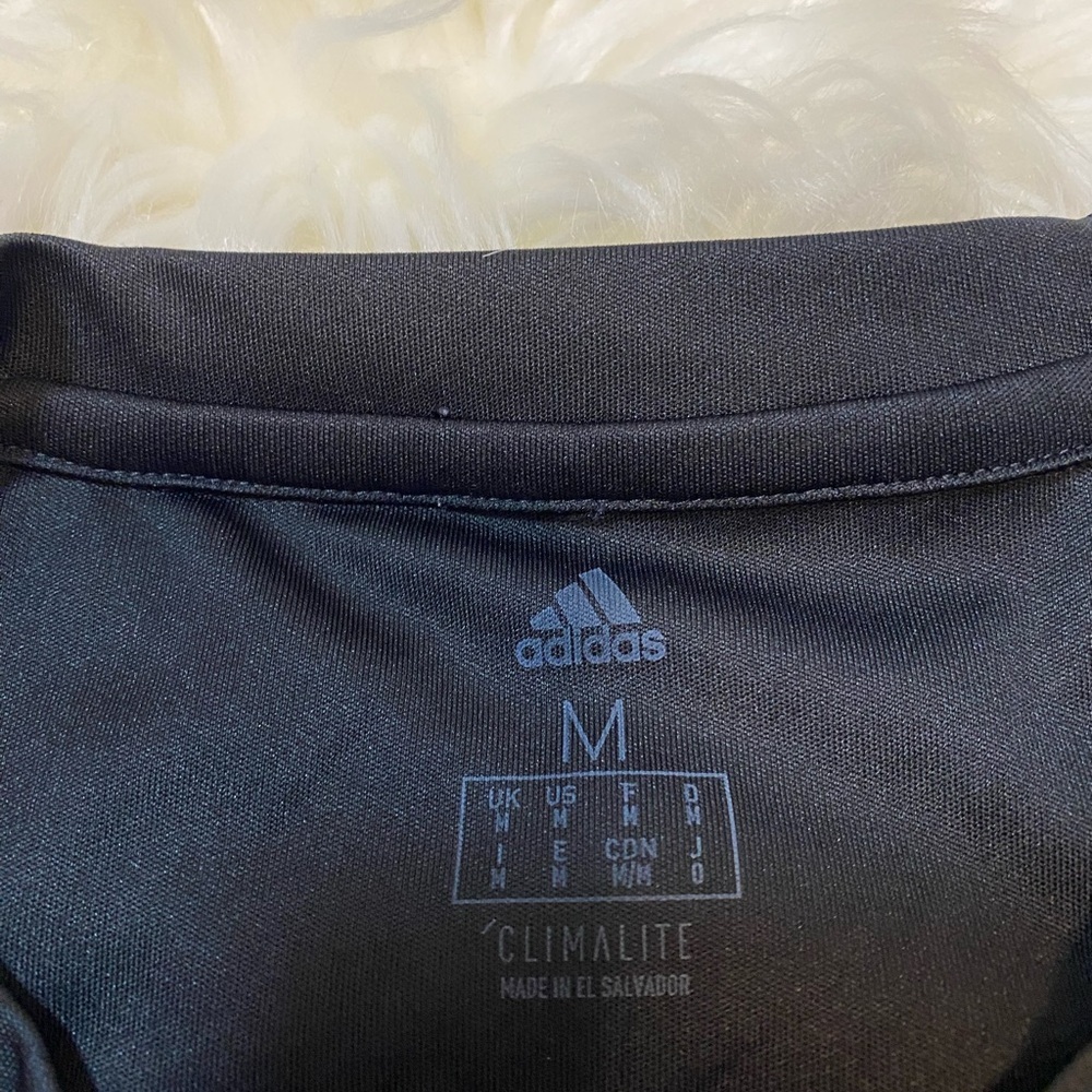 Adidas Men's Dark Gray Short Sleeve Tee - Picture 3 of 3